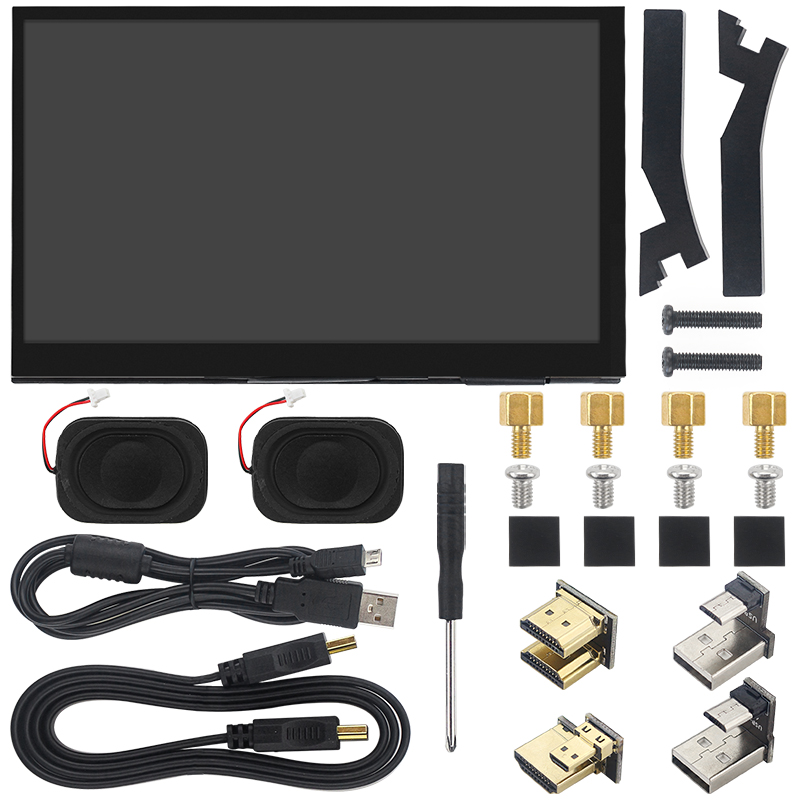 Raspberry Pi 7 inch touch screen display option with speakers