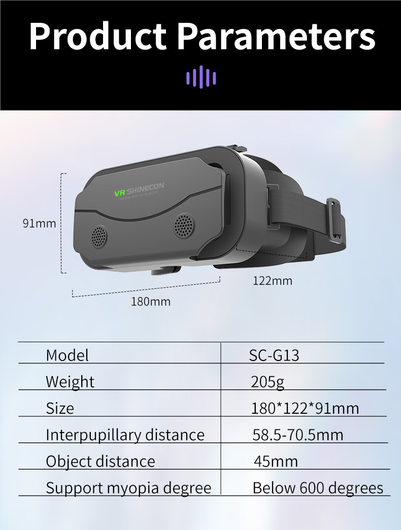 Google Cardboard compatible virtual reality glasses in use