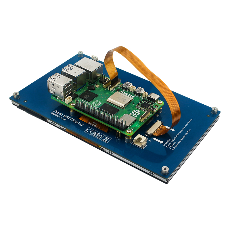 Display connected to Raspberry Pi via DSI cable