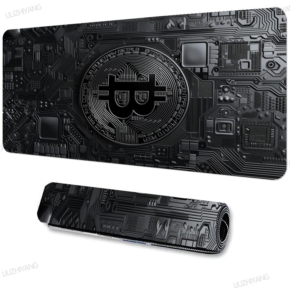 Large gaming mouse pad for desktop and keyboard