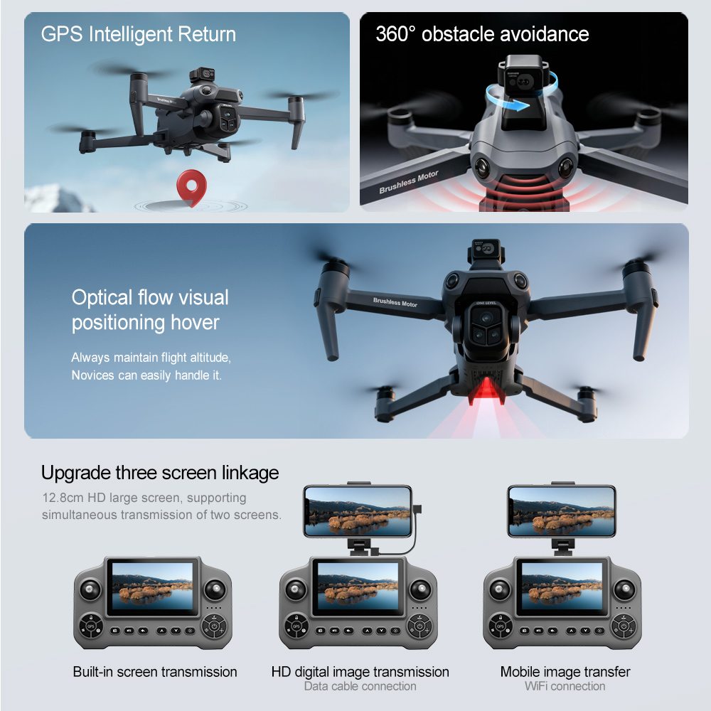 8K GPS Drone with Camera Brushless Laser Obstacle Avoidance - Product close-up for better view
