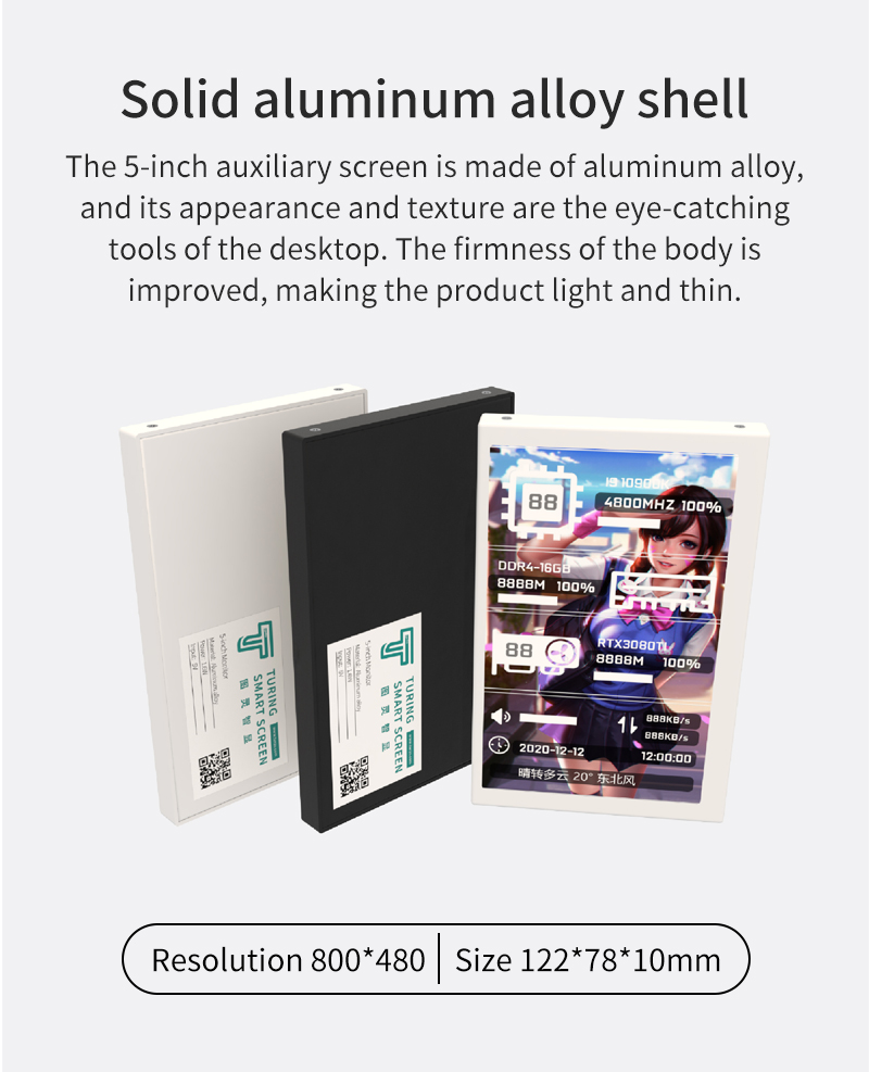 Buyer photo of TURZX 5 inch secondary screen
