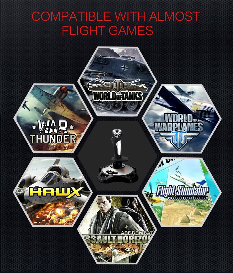Flight Controller Simulator for PC Gaming - Detailed view of the product