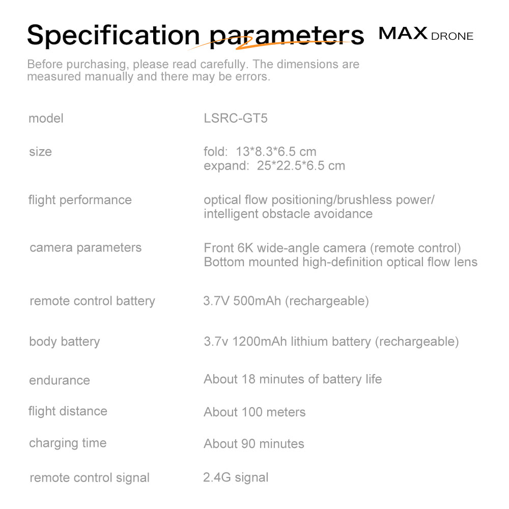 Xioami 4K Mini Drone with Camera Obstacle Avoidance RC Quadcopter - Sleek profile against neutral background