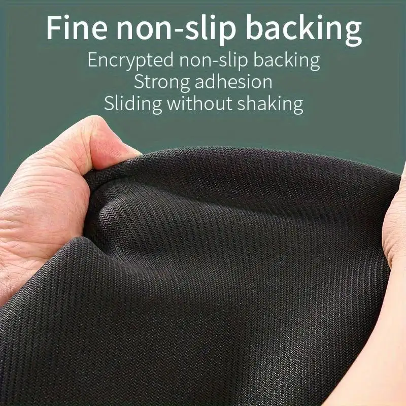 Stitched edges of the large crypto mouse pad