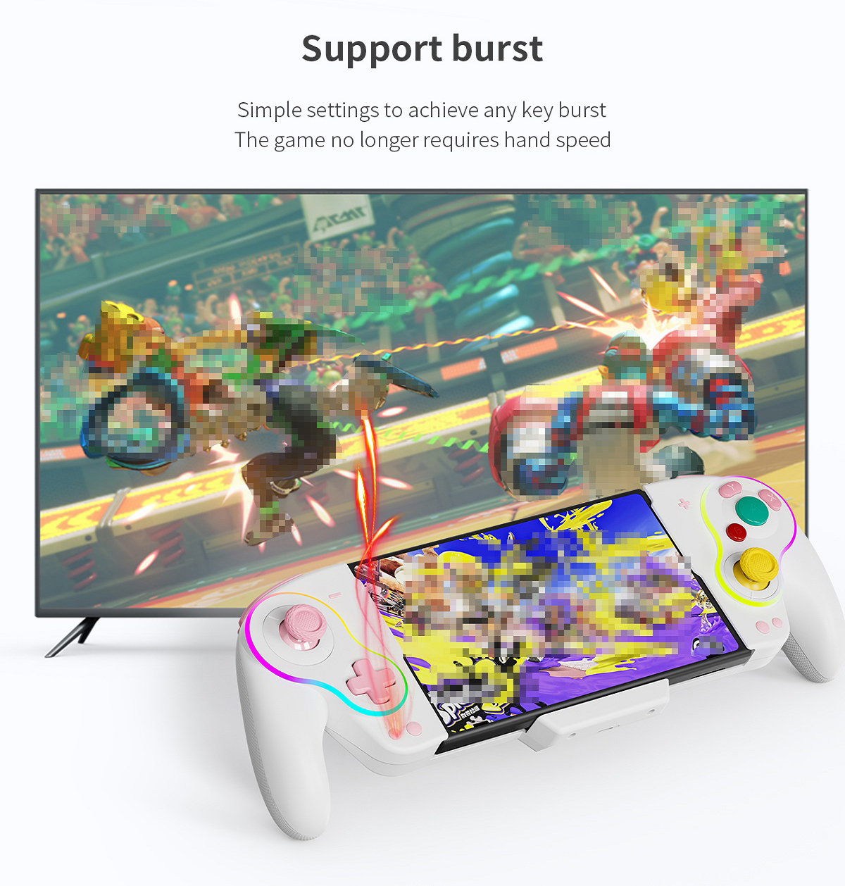 Accessories included in the gamepad kit
