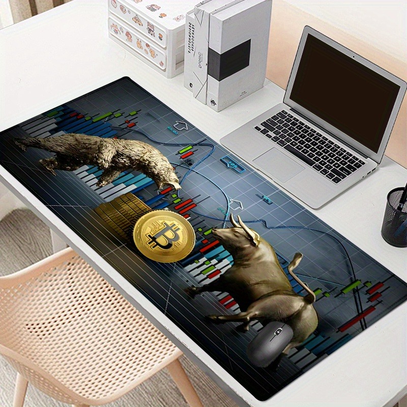 Crypto Bear Gaming Mouse Pad XXL Long Desk Mat - High-quality product image