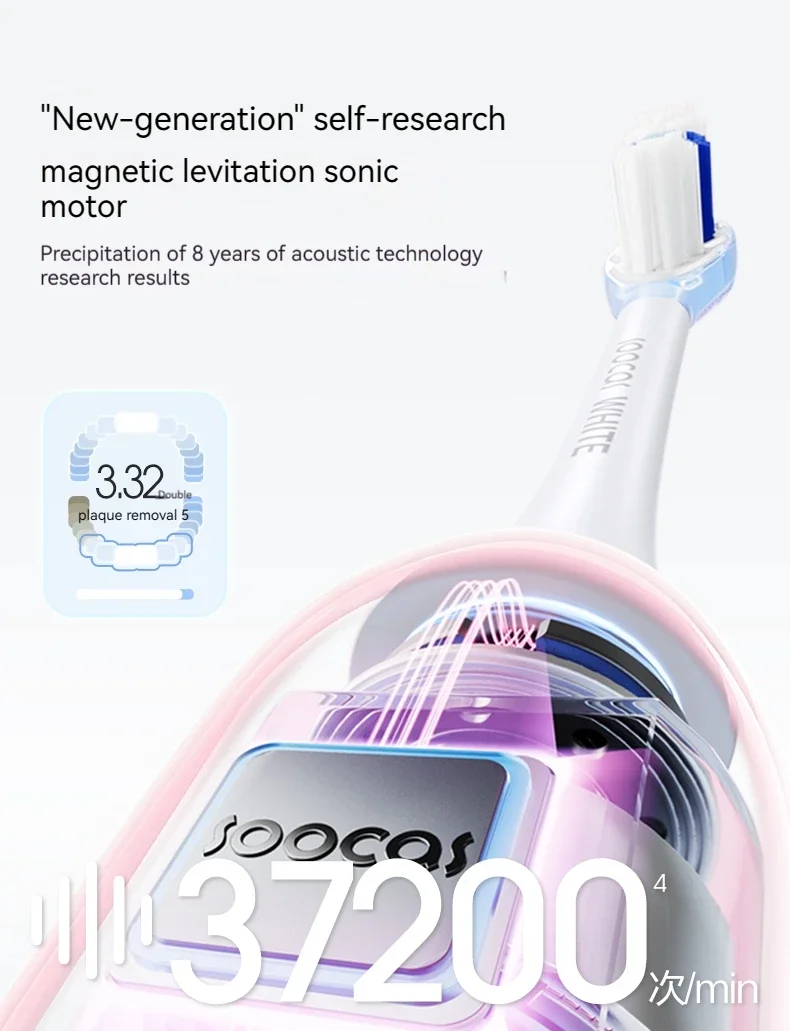 Soocas X3S ultrasonic electric toothbrush with waterproof design