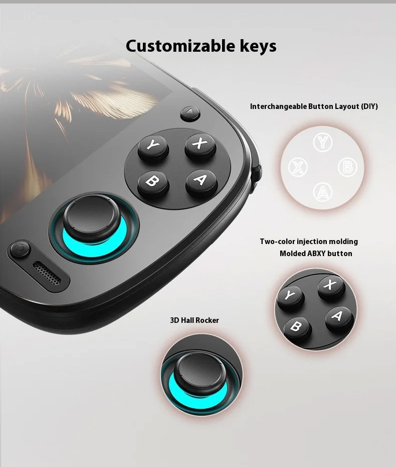 Retroid Pocket 5 Handheld Game Console 5.5 inch AMOLED - picture 3