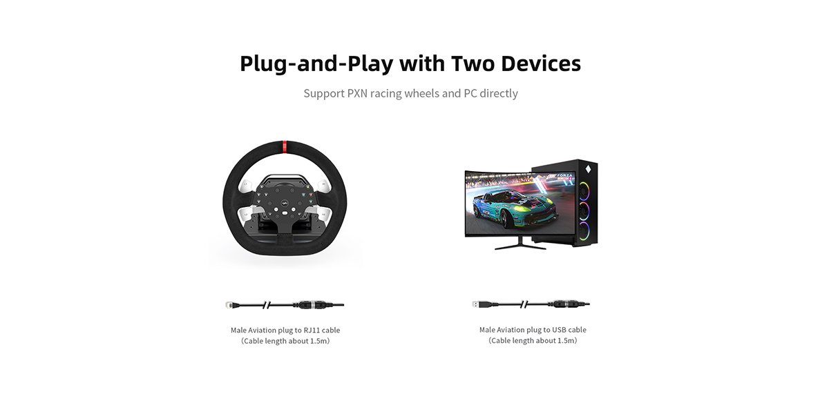 PXN-A7 Manual Gear Shifter for Racing Wheels - Product close-up for better view