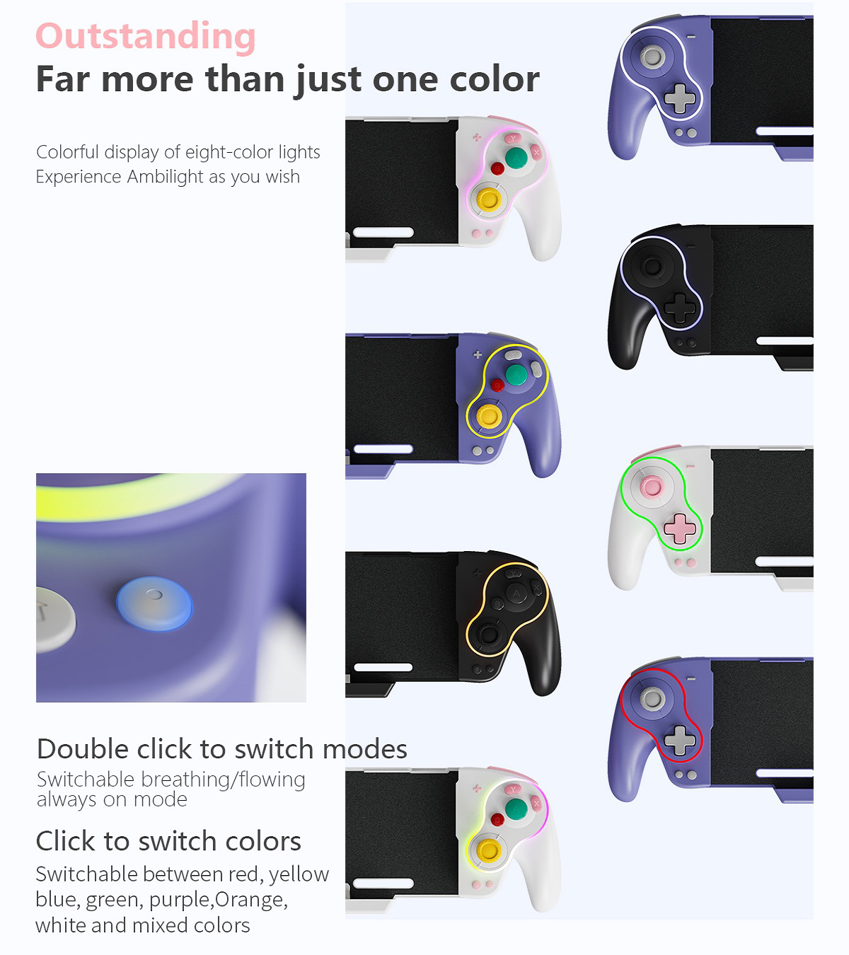 Hall Effect joystick mechanism on the gamepad