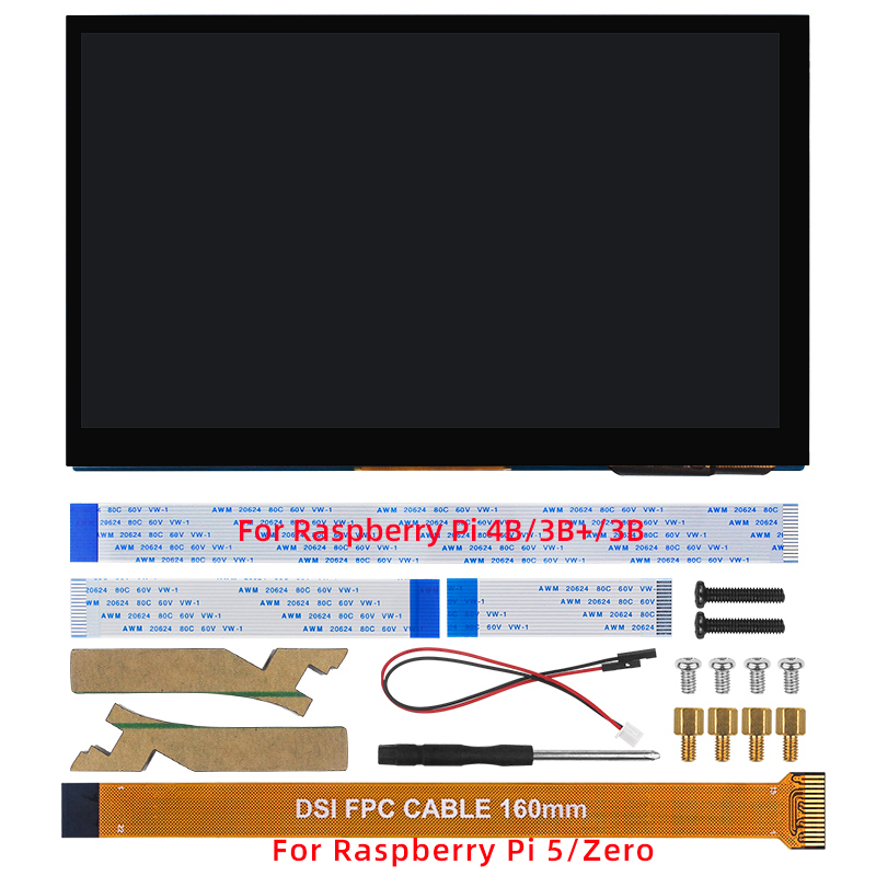Packing list items for Raspberry Pi 5 and Zero