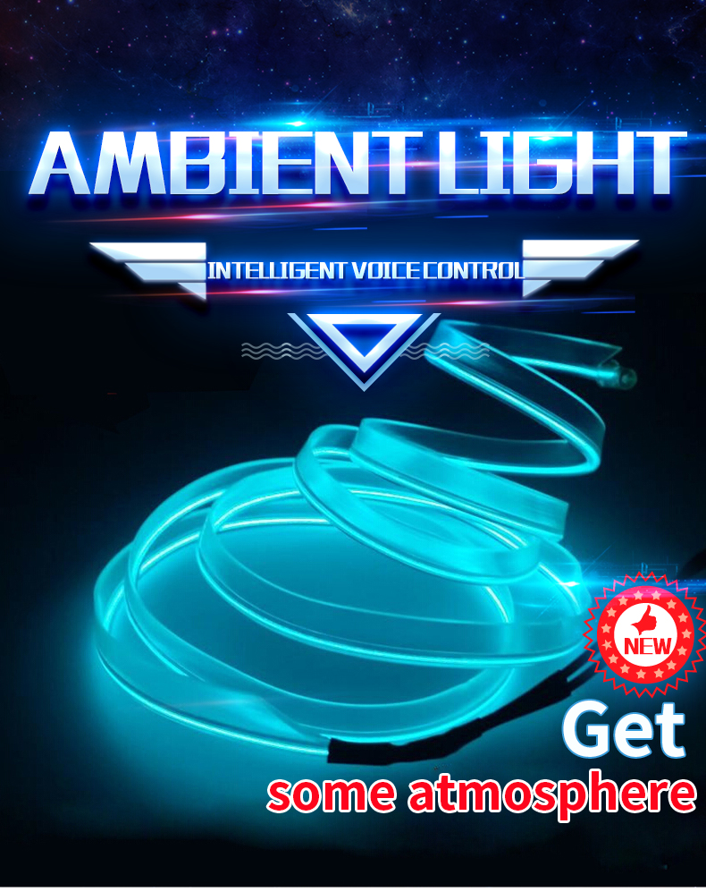5m LED Car Interior Atmosphere Light USB Strip - High-quality product image