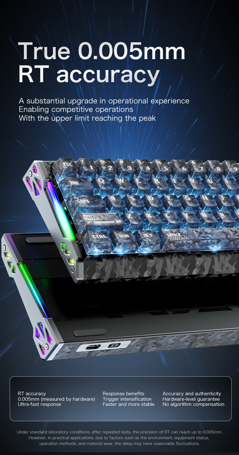 RGB backlit mechanical keyboard with vibrant lighting
