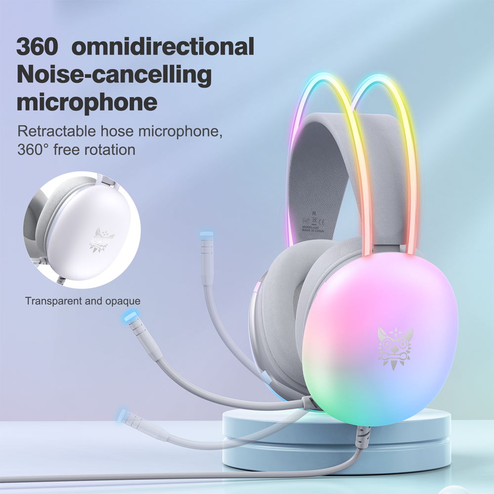 Comfortable grip and ergonomic headset design