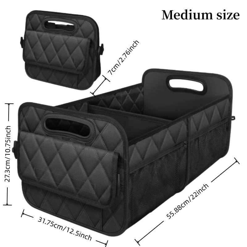 Car Trunk Organizer for SUV with 6 Pockets - Product close-up for better view