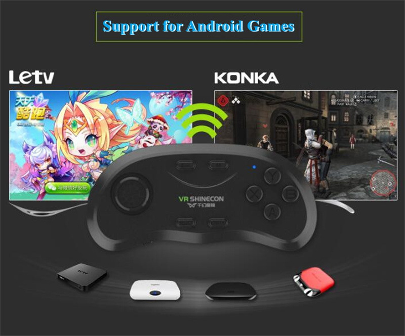 Wireless game joystick for VR headset