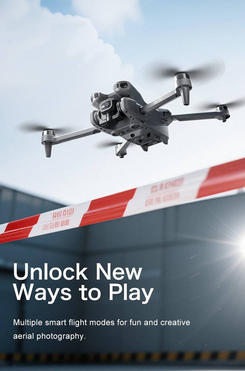 8K GPS Drone with Camera Professional RC Quadcopter - Compact design captured from top angle