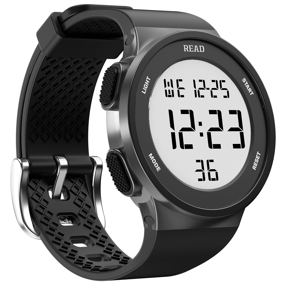 Womens Digital LED Watch Waterproof Fashion Wristwatch - Minimalist aesthetic in natural lighting