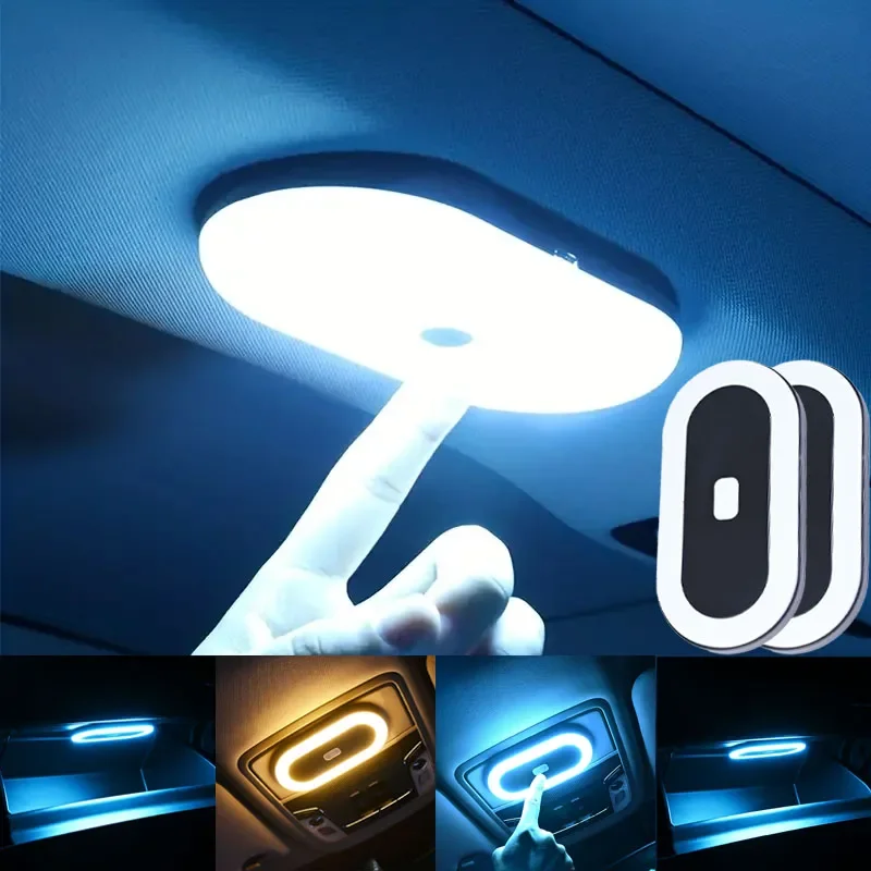 Rechargeable LED Car Reading Lights Interior Ambient Lighting - High-quality product image