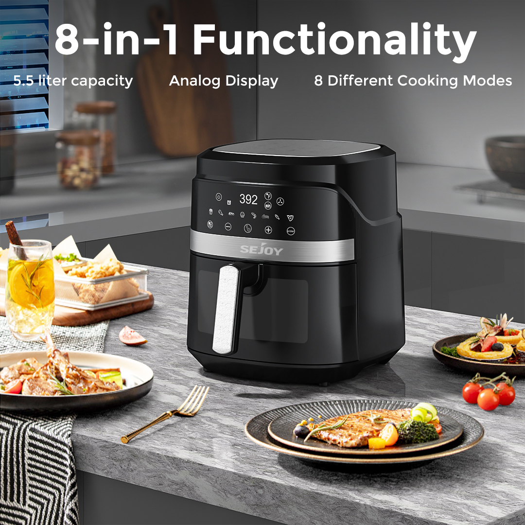 Sejoy 6 quart electric hot fryer oven cooking french fries