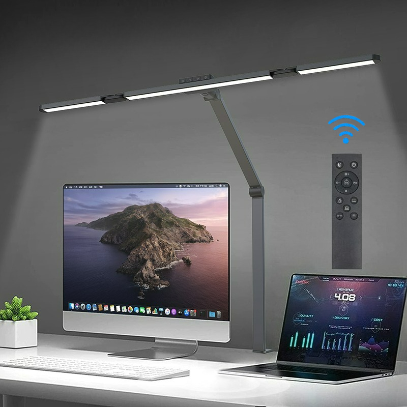 LED Desk Lamp with Clamp and Remote Dimming 24W - Premium material and texture showcase