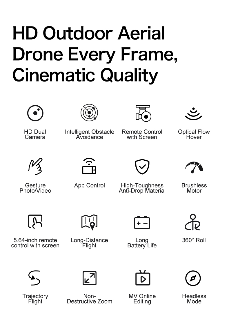 8K GPS Drone with Camera Professional RC Quadcopter - Product close-up for better view