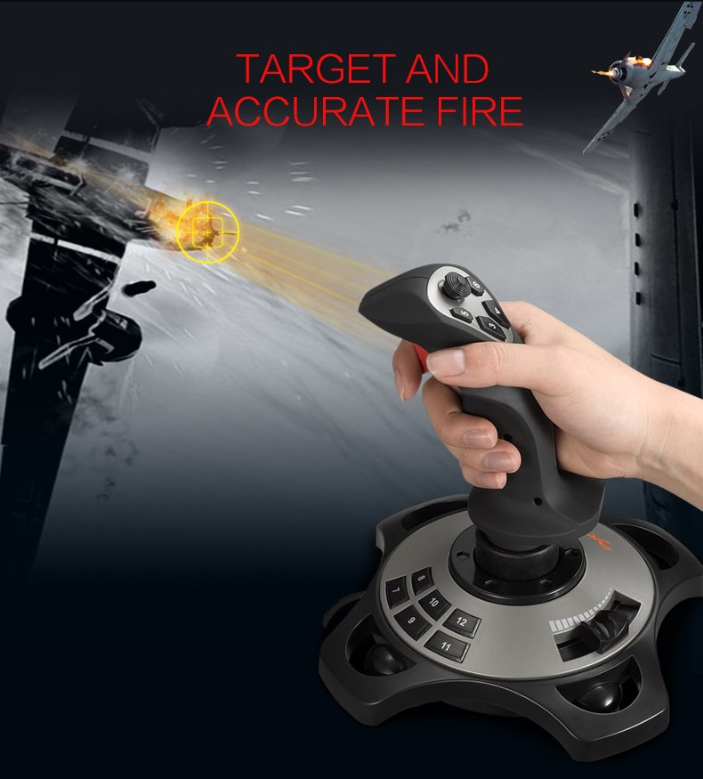 Flight Controller Simulator for PC Gaming - Image highlighting product features