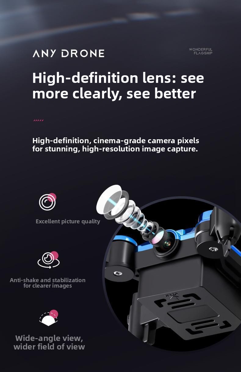 Mini Camera Drone Folding Remote Control Toy Helicopter - Lifestyle shot of the product