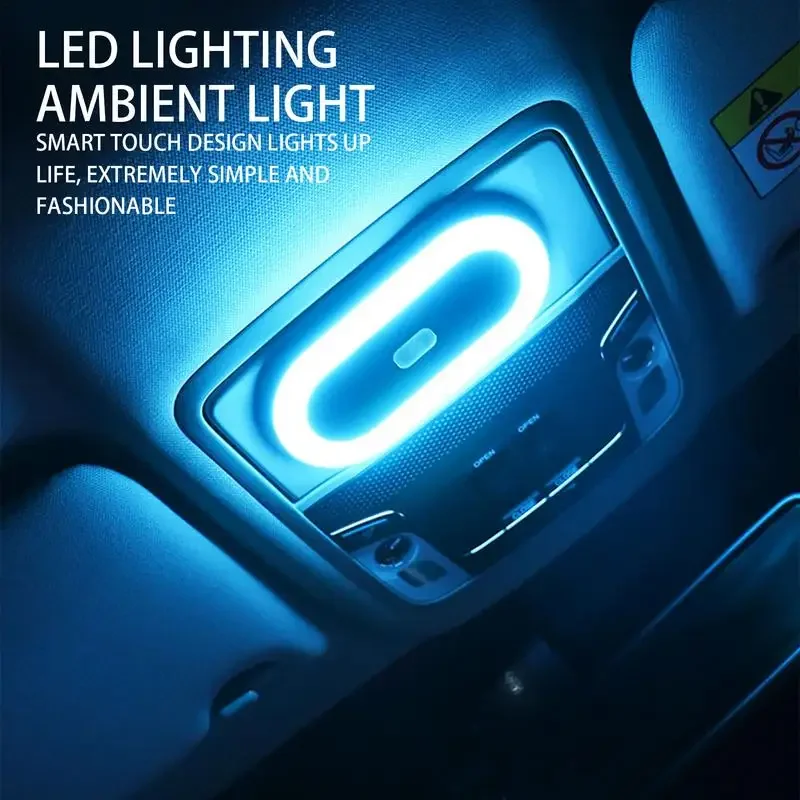 Rechargeable LED Car Reading Lights Interior Ambient Lighting - Product close-up for better view
