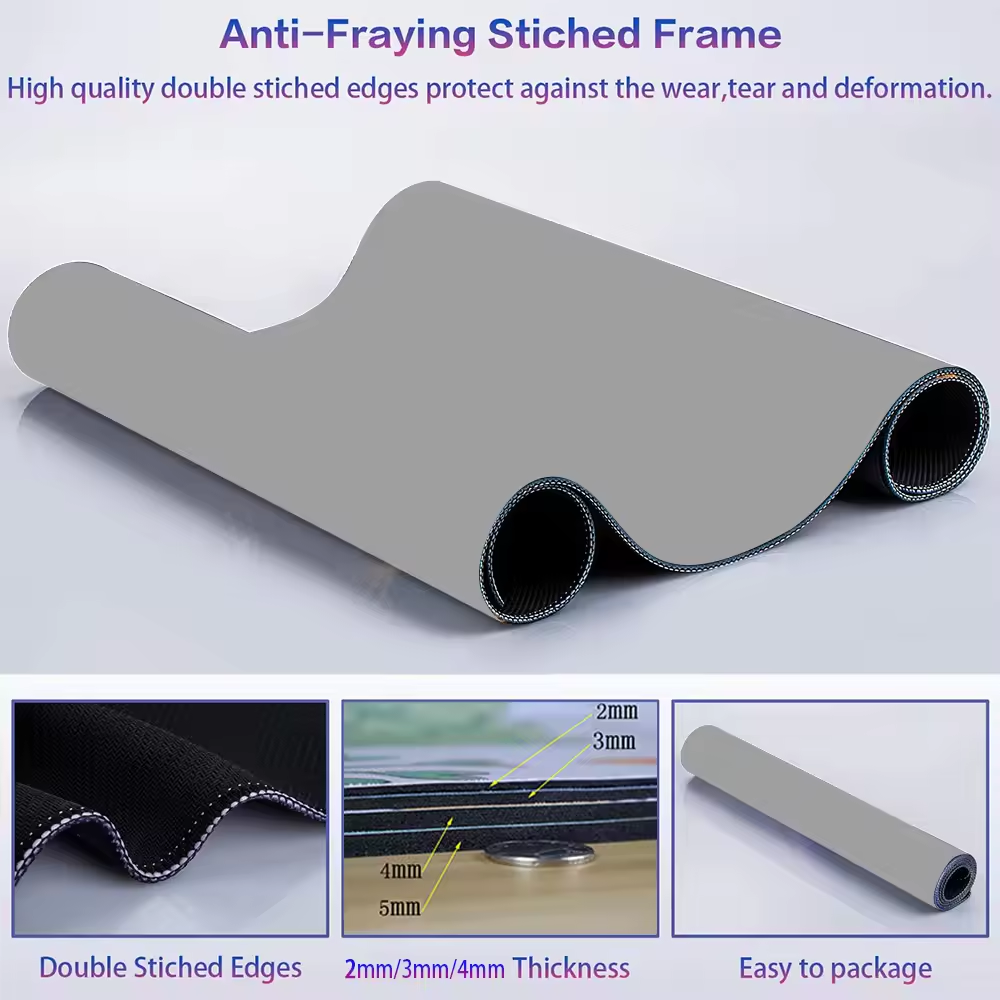 Crypto Bear Gaming Mouse Pad XXL Long Desk Mat - Lifestyle shot of the product
