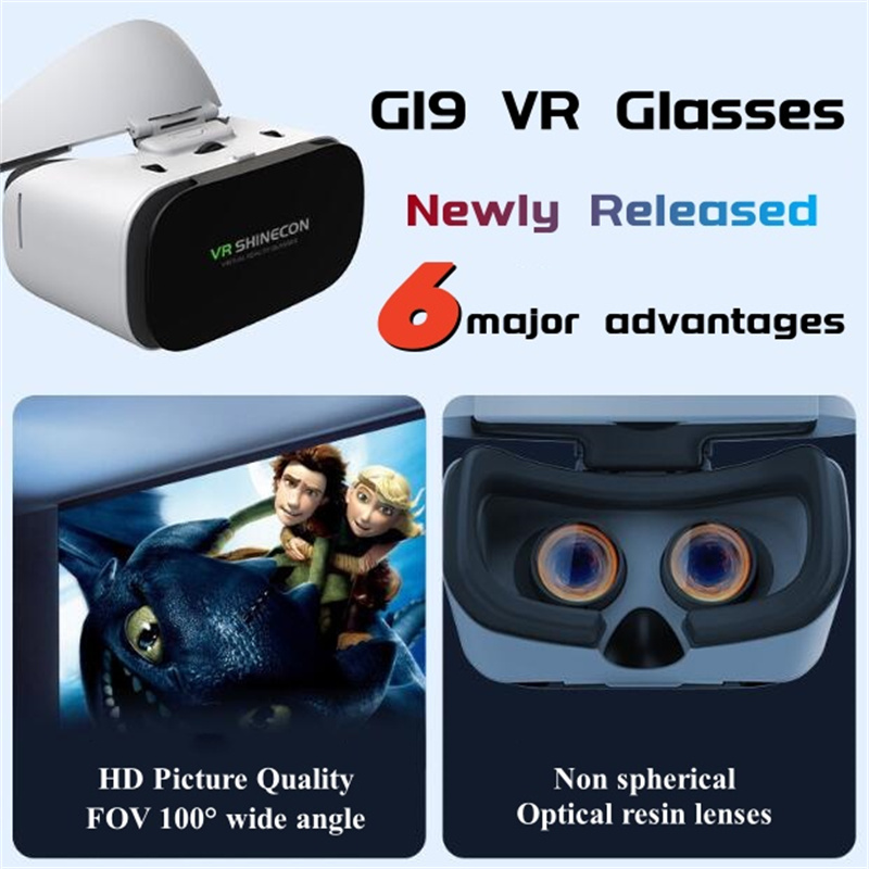 Virtual reality VR glasses for 4.7 to 6.5 inch smartphones
