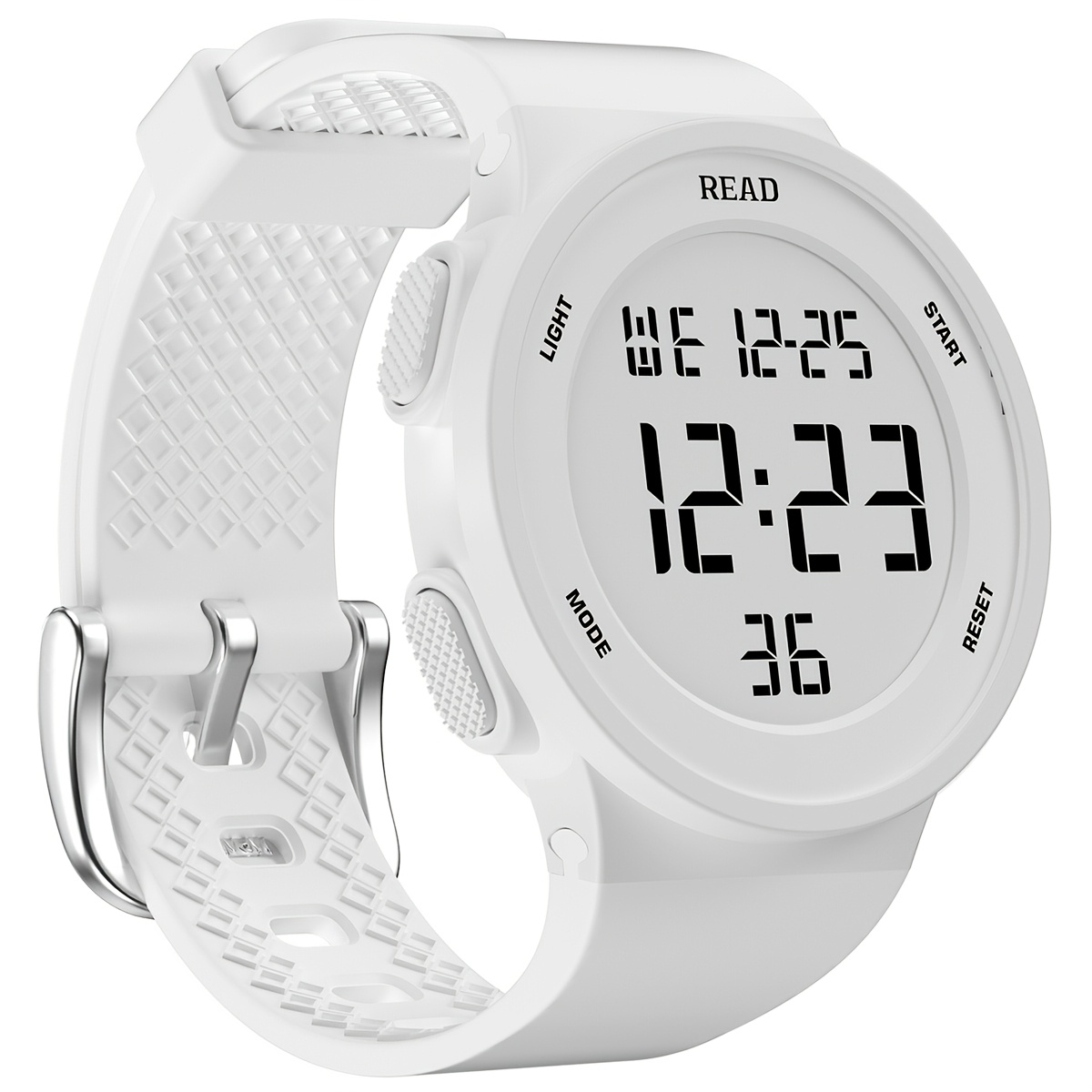 Womens Digital LED Watch Waterproof Fashion Wristwatch - Front-facing product display