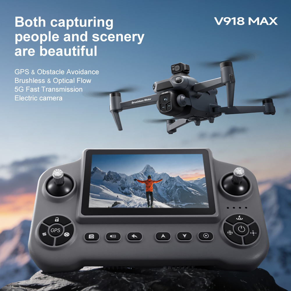 8K GPS Drone with Camera Brushless Laser Obstacle Avoidance - High-quality product image
