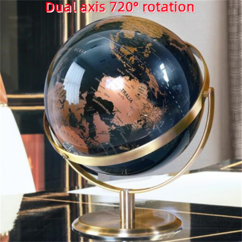 Non fading bracket geography globe with baking paint craftsmanship