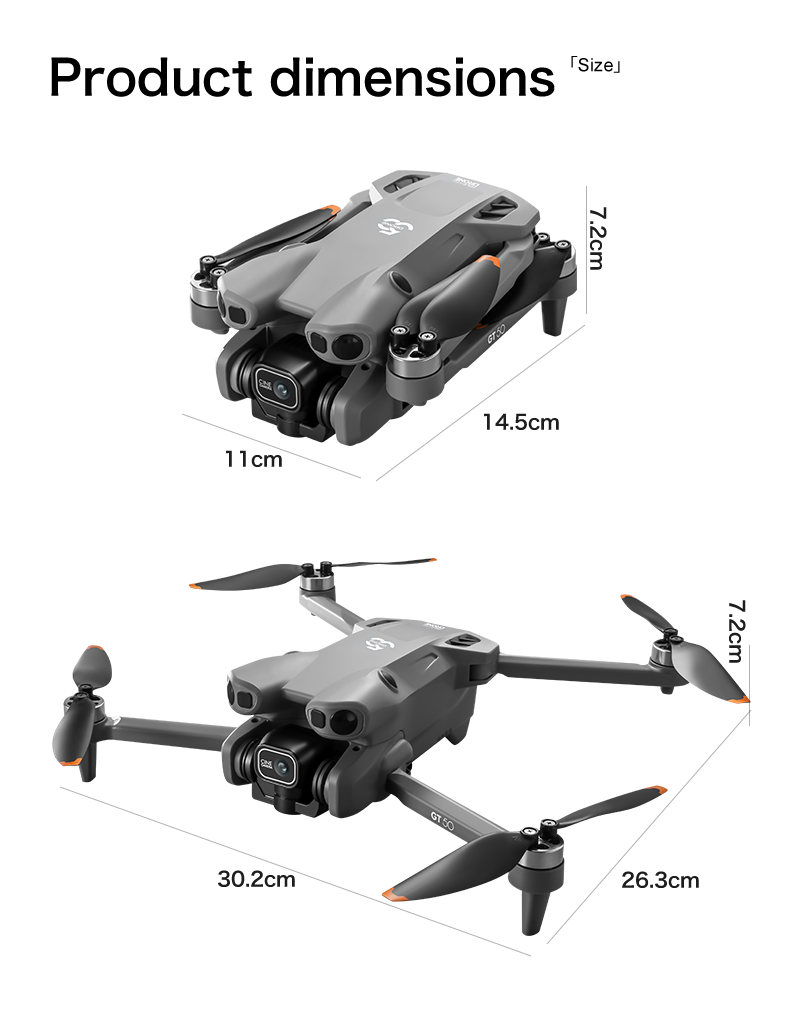 8K GPS Drone with Camera Professional RC Quadcopter - Seamless finish and edge detailing