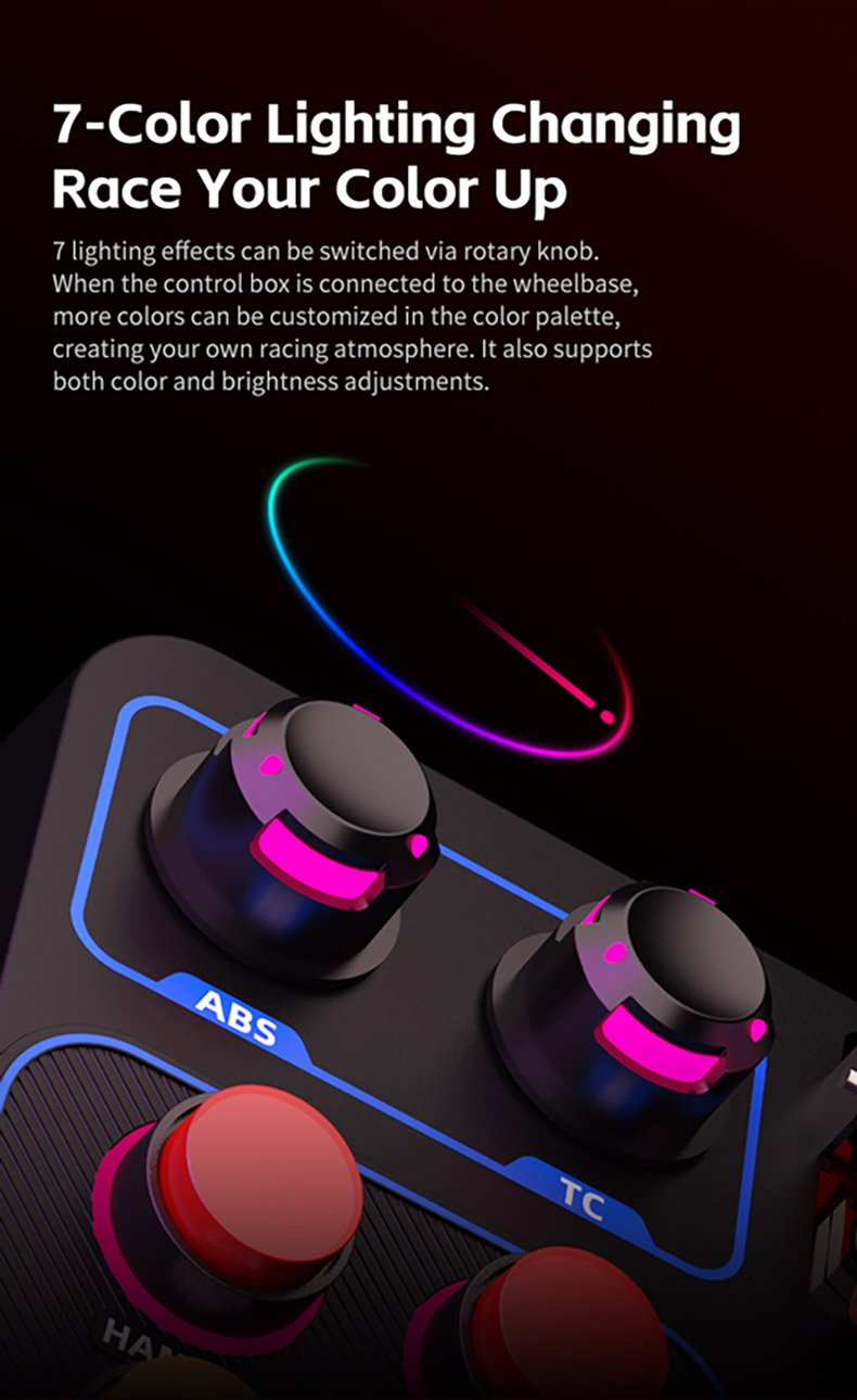 Programmable Control Box with 30 Buttons and RGB for PC - Product close-up for better view