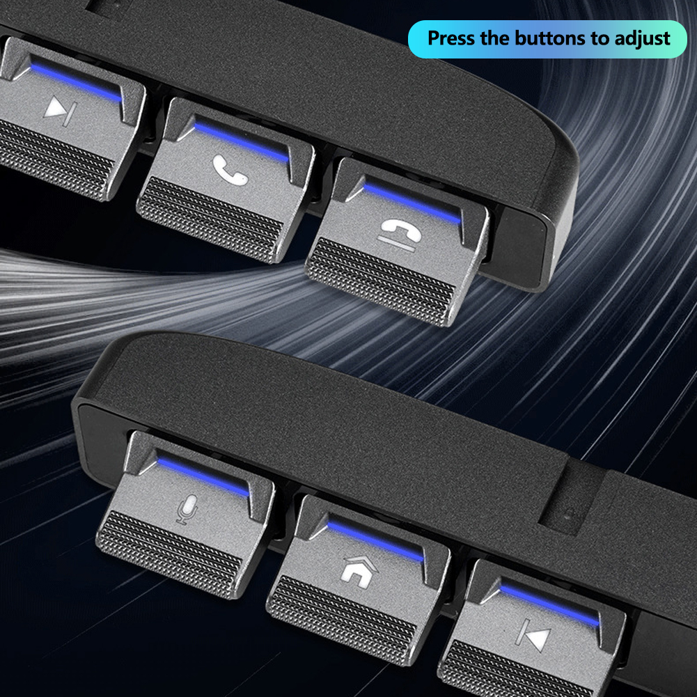 Wireless Car Steering Wheel Remote Control Media Player - Lifestyle shot of the product