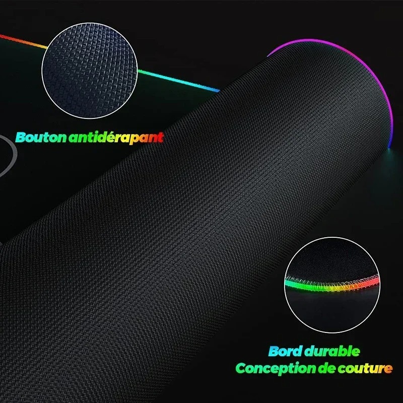 Gamepad pattern XXL desk mat for e-sports