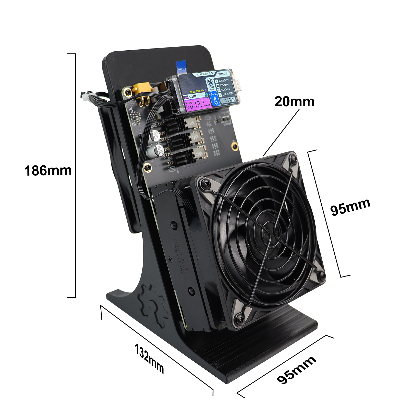 NerdMiner Qaxe open source ASIC miner with country plugs