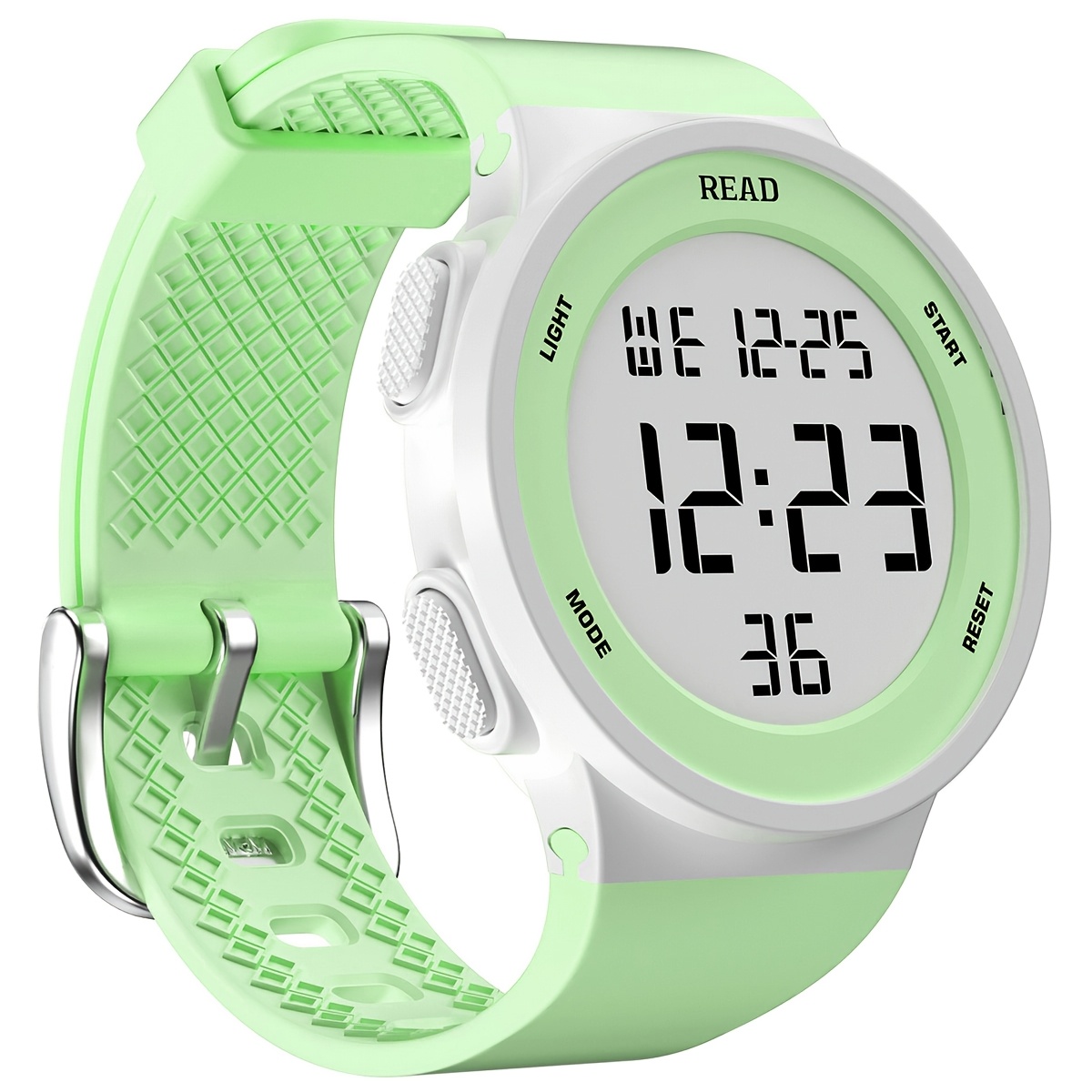 Womens Digital LED Watch Waterproof Fashion Wristwatch - Detailed surface texture up close