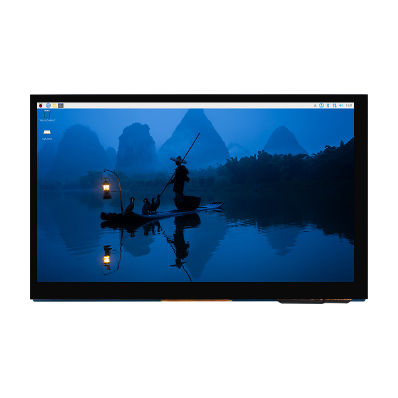 800 by 480 resolution display screen