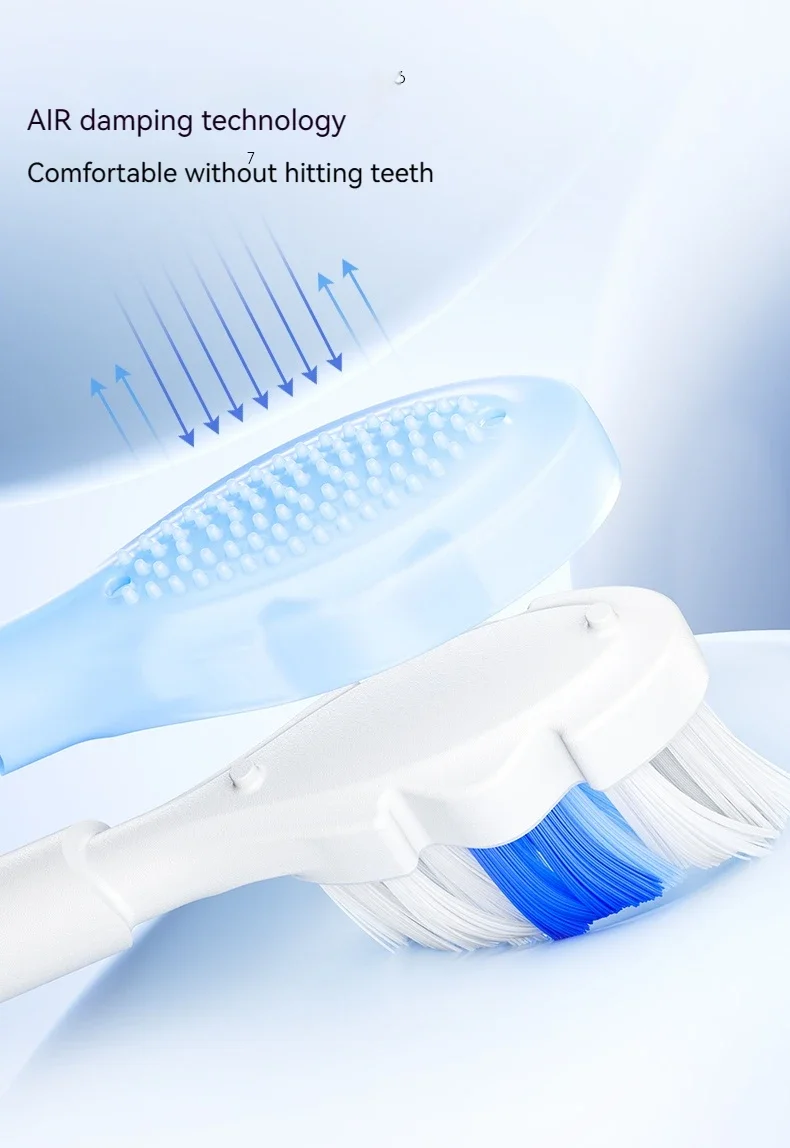 Soocas X3S electric toothbrush size and ergonomic handle details