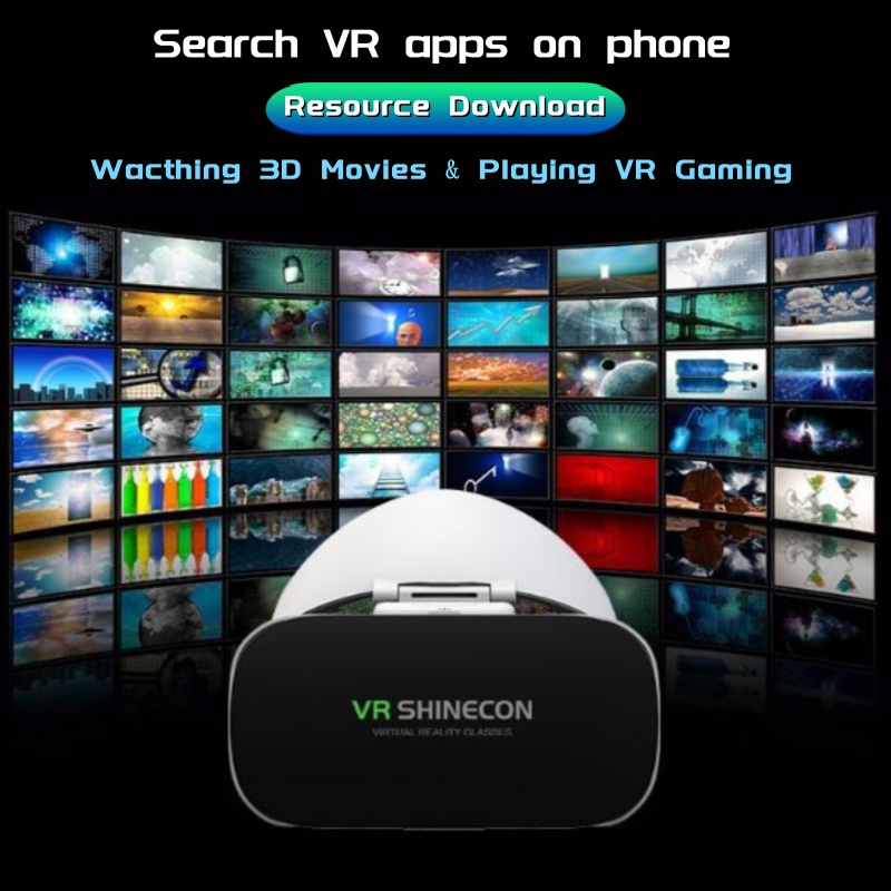 Virtual reality VR glasses for 4.7 to 6.5 inch smartphones