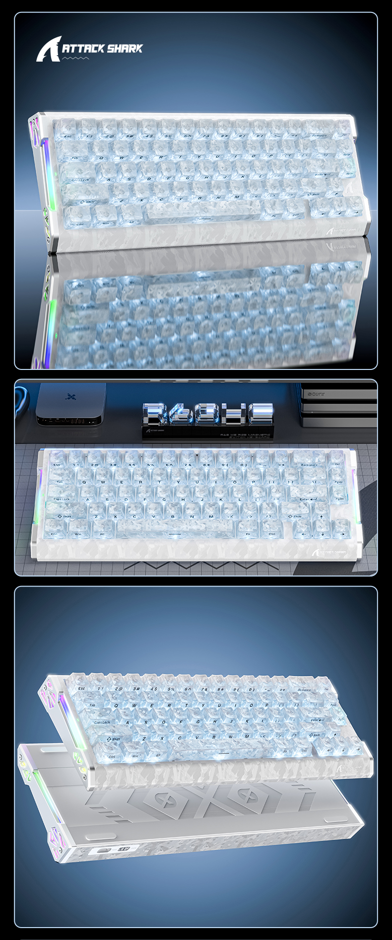 Original Attack Shark R68HE product verification view