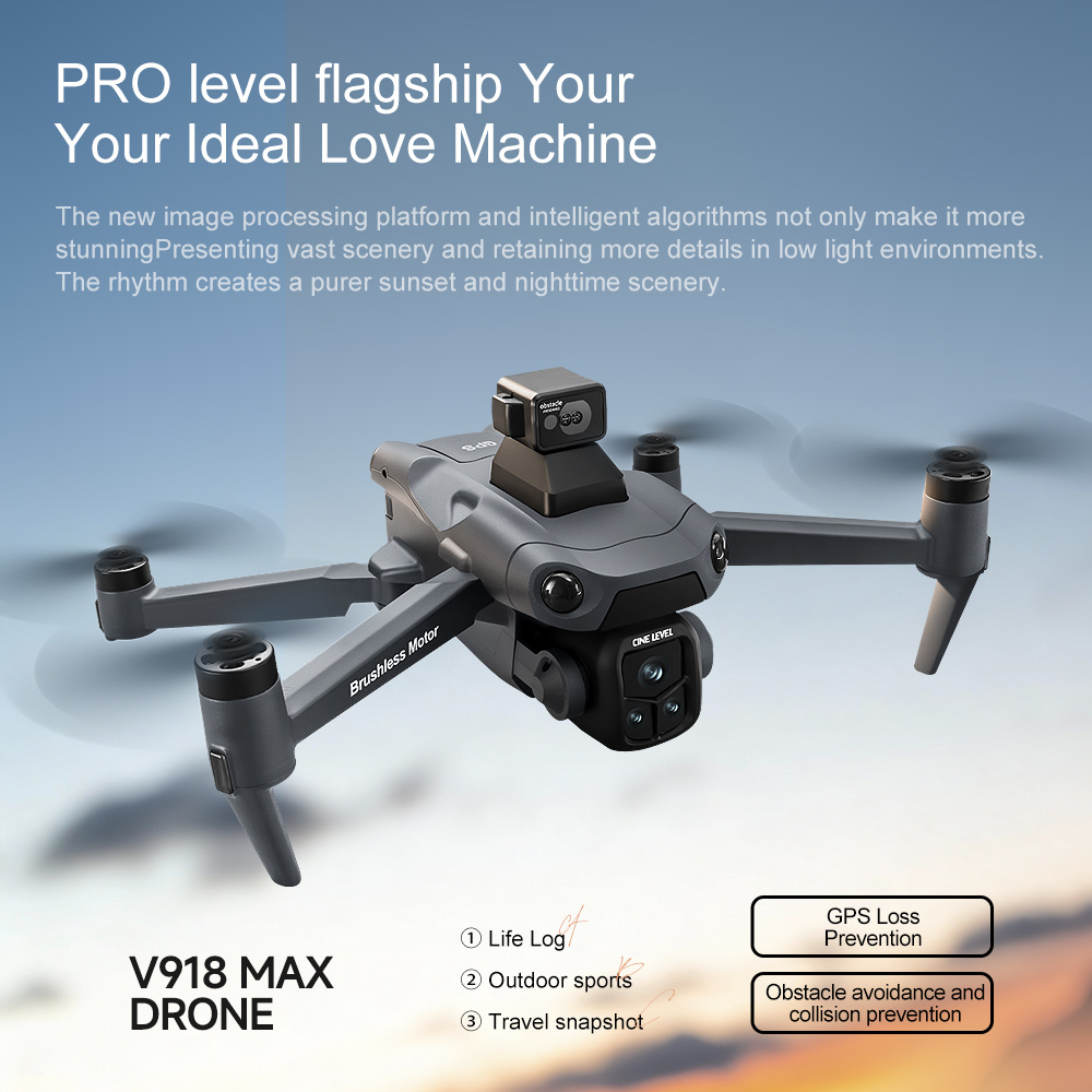 8K GPS Drone with Camera Brushless Laser Obstacle Avoidance - Zoomed image showing craftsmanship