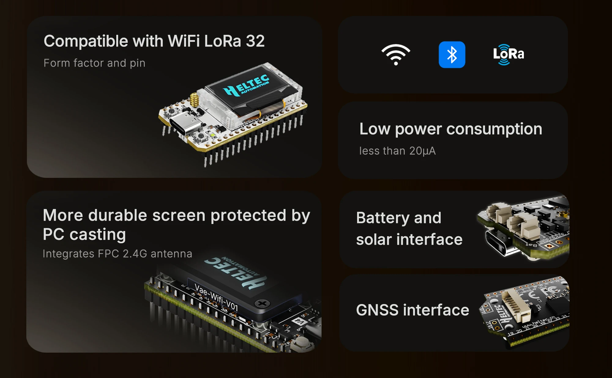 Hardware improvements of the V4 lora board