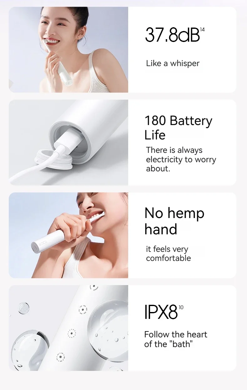 Soocas X3S battery charging and capacity details