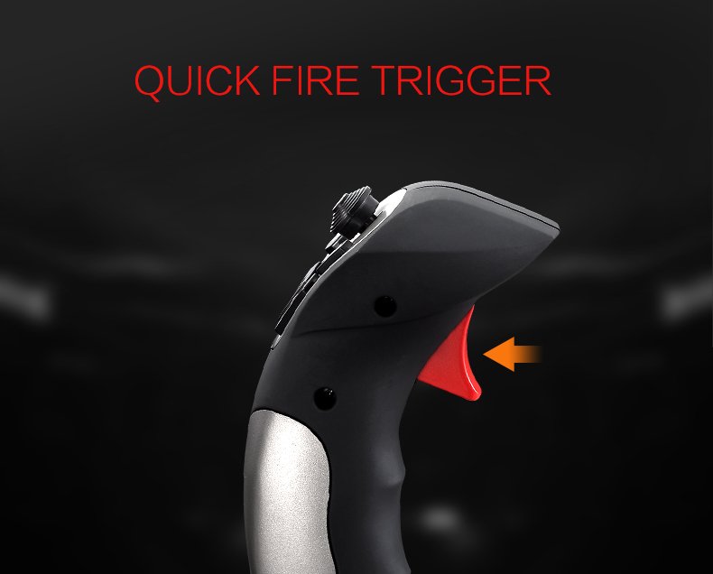 Flight Controller Simulator for PC Gaming - Angle view of the product in use