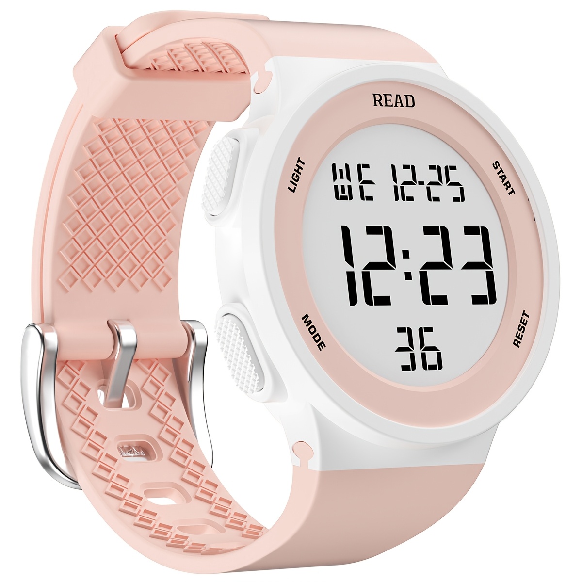 Womens Digital LED Watch Waterproof Fashion Wristwatch - Compact design captured from top angle